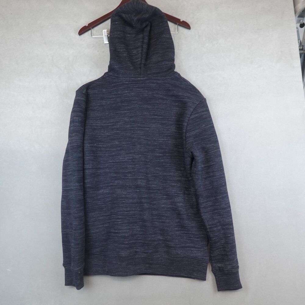 NWT TenTree Jacket Zip Hoodie Size Medium Meteorite Black Space Dye Logo - Picture 9 of 10